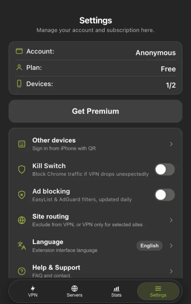 FollowNet VPN-Erweiterung für Chrome