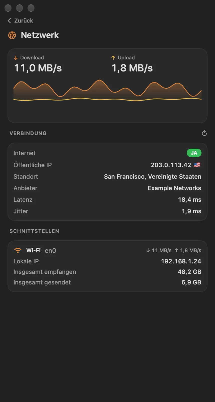 Netzwerk & Verbindungstest