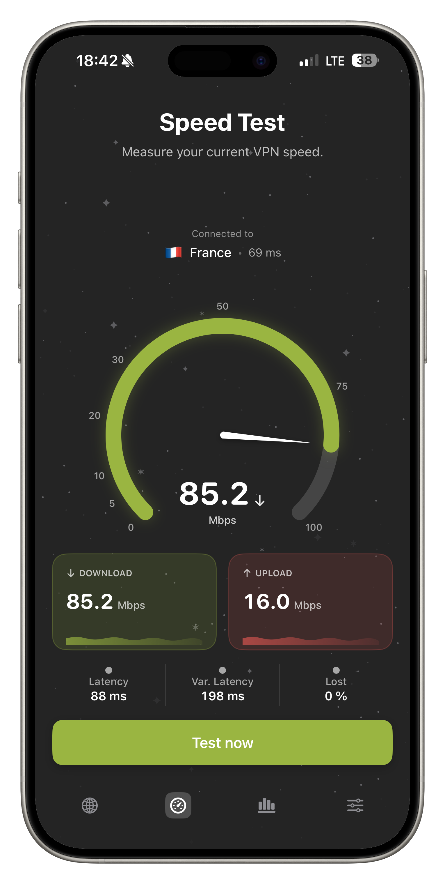 FollowNet VPN — server and location picker