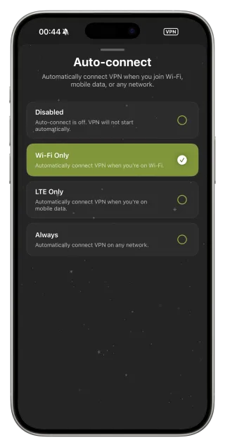 «Solo Wi‑Fi» te protege automáticamente en cada cafetería.