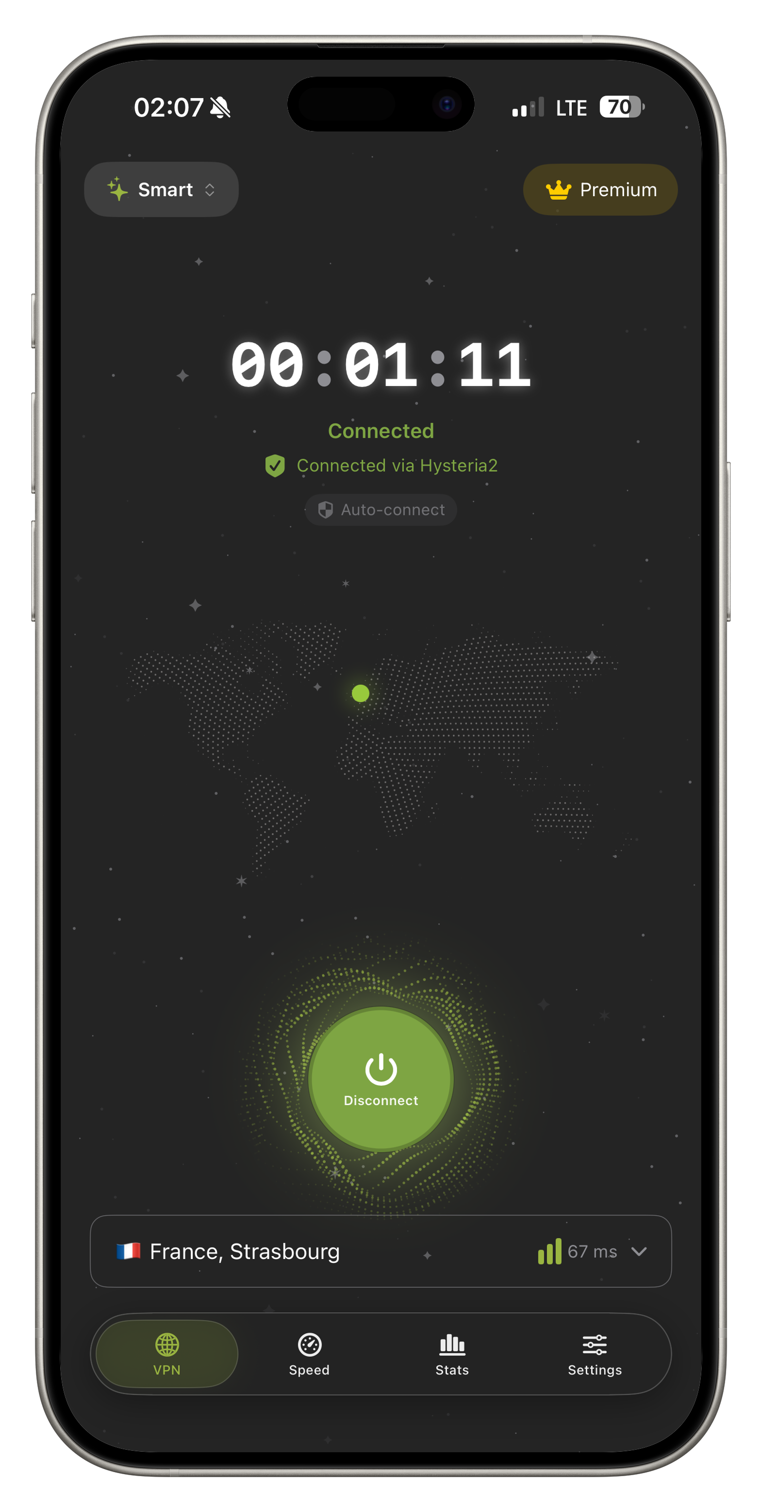 FollowNet VPN — Connect screen